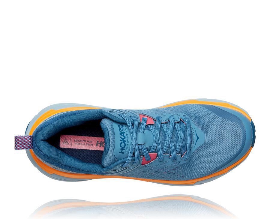 Hoka One One Trainers Womens Blue - Challenger ATR 6 - 03475IOXC